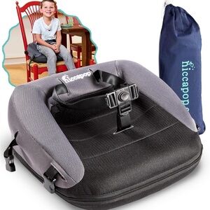 Inflatable portable kids booster seat
